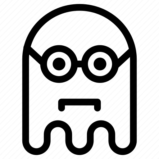 Emoji, emoticon, geek, ghost icon - Download on Iconfinder