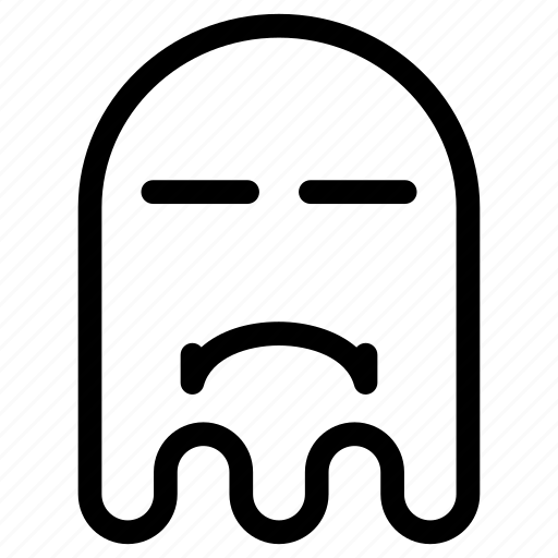 Emoji, emoticon, ghost, sad icon - Download on Iconfinder