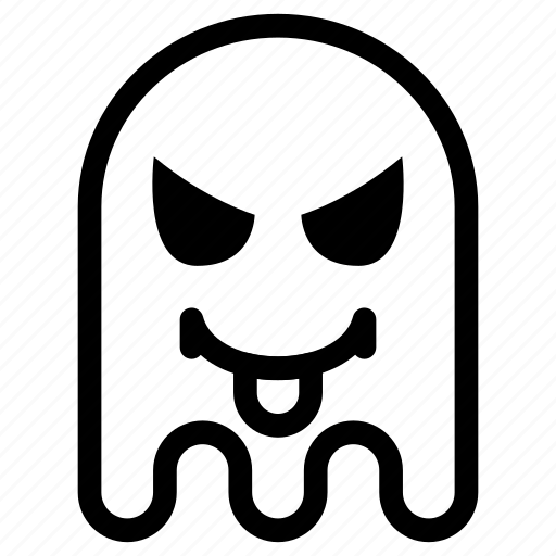 Devil, emoji, emoticon, ghost, tongue icon - Download on Iconfinder