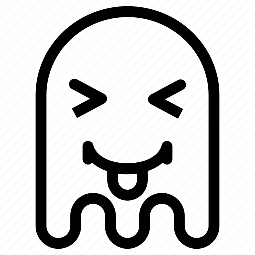 Emoji, emoticon, ghost, silly, tongue icon - Download on Iconfinder