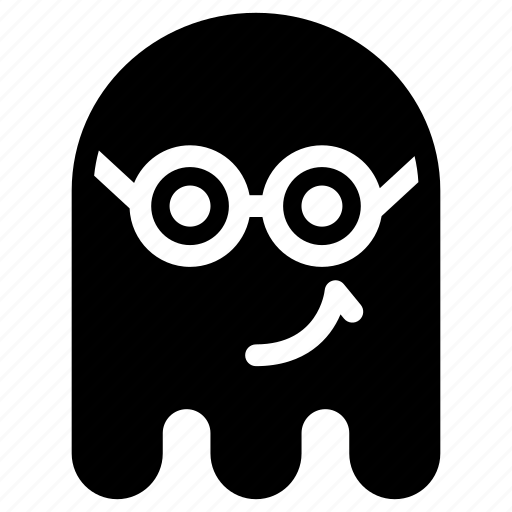 Emoji, emoticon, geek, ghost, smile icon - Download on Iconfinder