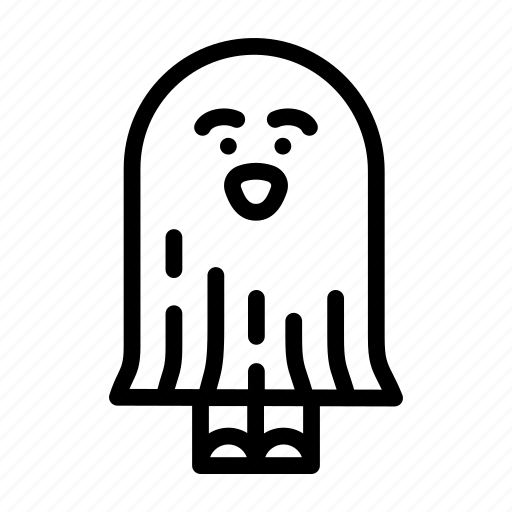 Costume, ghost, halloween, scary, spooky, horror, white icon - Download on Iconfinder