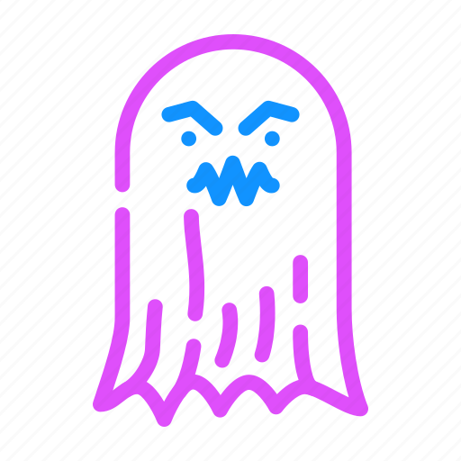 Scary, ghost, halloween, spooky, horror, white icon - Download on Iconfinder