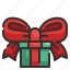 ribbon, giftbox, package, present, christmas, celebration, surprise 
