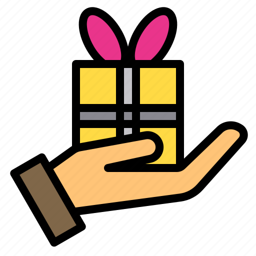 Box, get, gift, give, hand, like, love icon - Download on Iconfinder