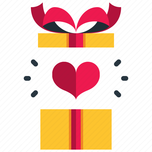 Heart, gift, present, surprise, valentines icon - Download on Iconfinder