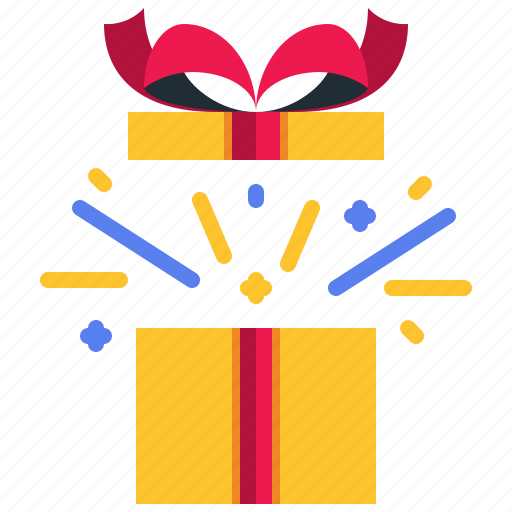 Open, surprise, gift, present, birthday icon - Download on Iconfinder