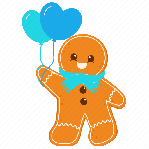 Gingerbread, gingerbread man, food, celebration, christmas, happy, xmas icon - Download on Iconfinder