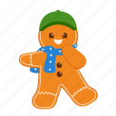 happy, gingerbread, gingerbread man, food, celebration, christmas, xmas, cookies, winter