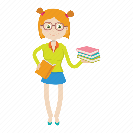 Girl, smart kid, student, teacher icon - Download on Iconfinder