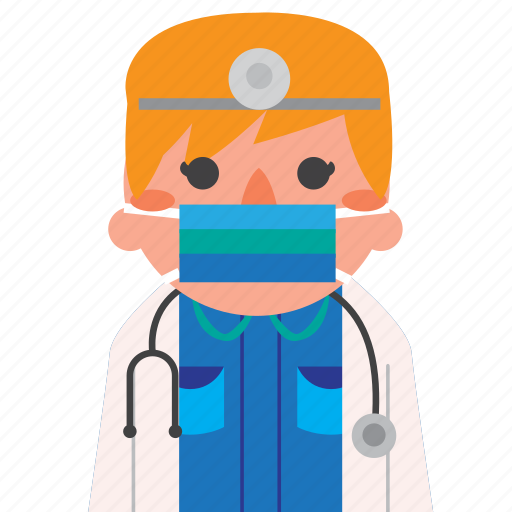 Avatar, doctor, girl, hospital, masker, nurse icon - Download on Iconfinder