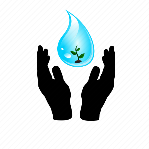 Care, giving, hands, holding, life, water icon - Download on Iconfinder