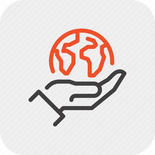 Business, global, globe, hand, international, services, world icon - Download on Iconfinder