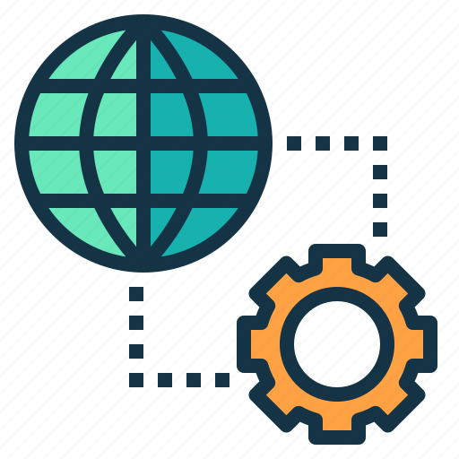 Global, machine, processing, service icon - Download on Iconfinder