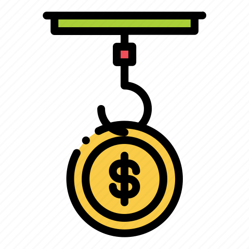 Debt, economic, crisis, burden, hook, risk, financial icon - Download on Iconfinder