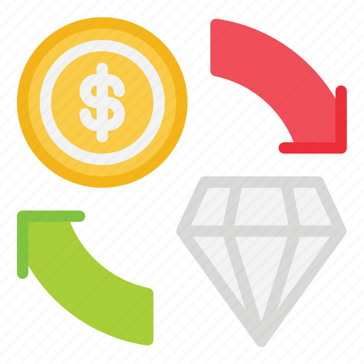 Pawn, diamond, purchase, money, buying, coin, dollar icon - Download on Iconfinder