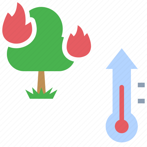 Wildfire, air, pollution, hot, weather, global, warming icon - Download on Iconfinder