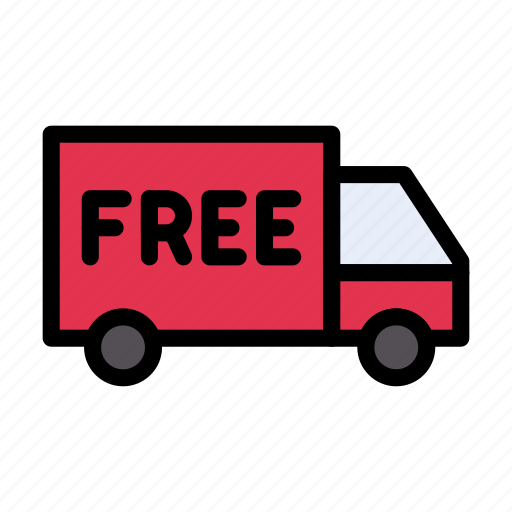 Free, delivery, parcel, shipping, truck icon - Download on Iconfinder