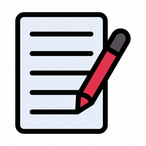 Notes, diary, document, edit, delivery icon - Download on Iconfinder