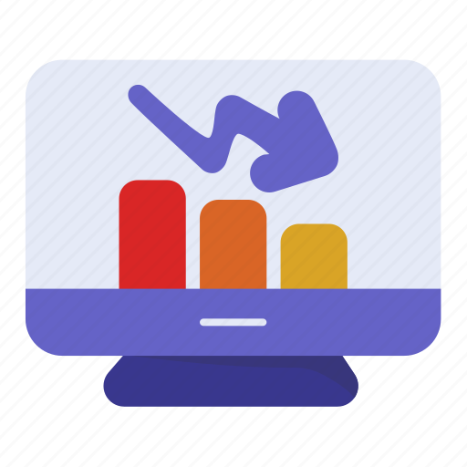 Chart, document, business, economy, recession icon - Download on Iconfinder