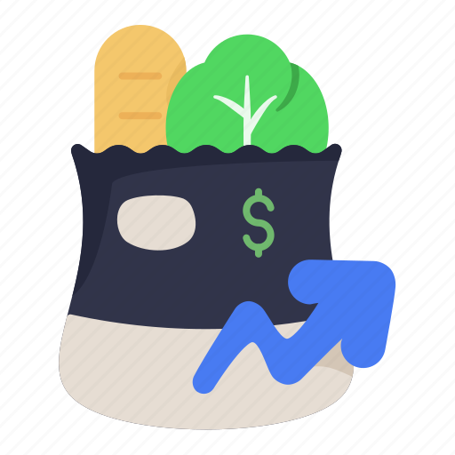 Market, bags, grocery, shop, inflation icon - Download on Iconfinder