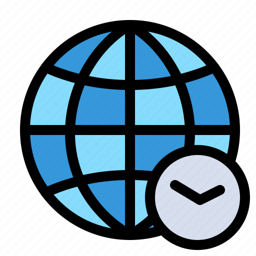 Globe, internet, time, web icon - Download on Iconfinder