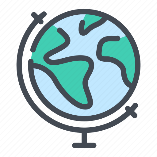 Earth, geo, geography, globe, globus, planet, world icon - Download on Iconfinder