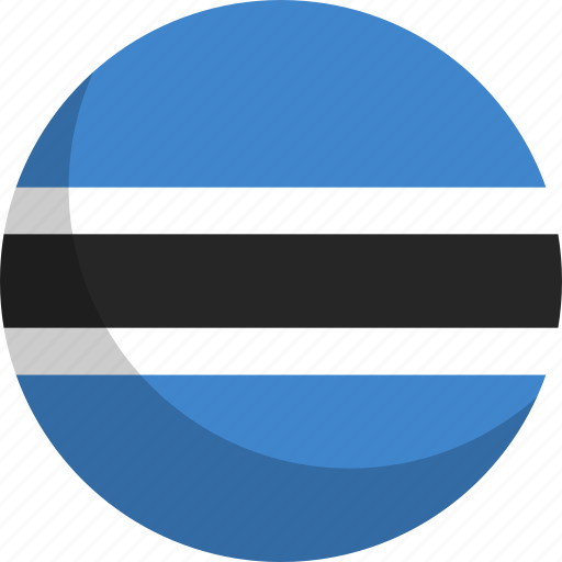 Botswana, country, flag, nation icon - Download on Iconfinder