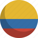 colombia, country, flag, nation