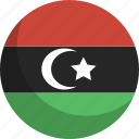 country, flag, libya, nation
