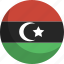 country, flag, libya, nation 