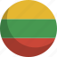 country, flag, lithuania, nation 