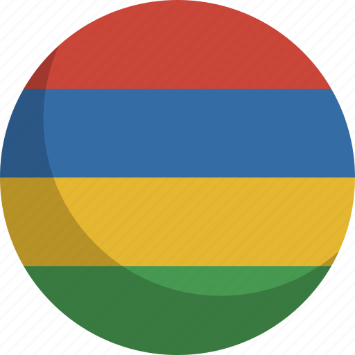 Country, flag, mauritius, nation icon