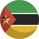 country, flag, mozambique, nation