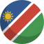 country, flag, namibia, nation 