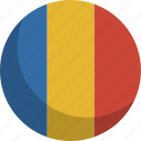 country, flag, nation, romania
