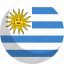 country, flag, nation, uruguay 