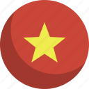 country, flag, nation, vietnam