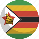 country, flag, nation, zimbabwe