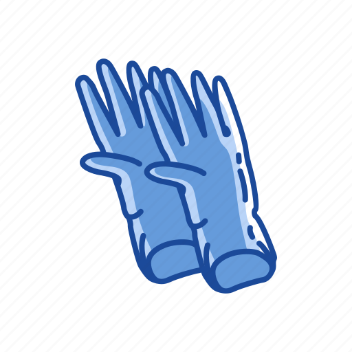 Gloves, kitchen gloves, latex glove, medical glove, mitts, rubber gloves icon - Download on Iconfinder