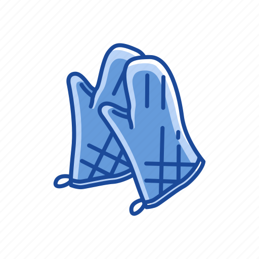 Gloves, hand protection, hand protector, kitchen gloves, mittens, oven mittens icon - Download on Iconfinder