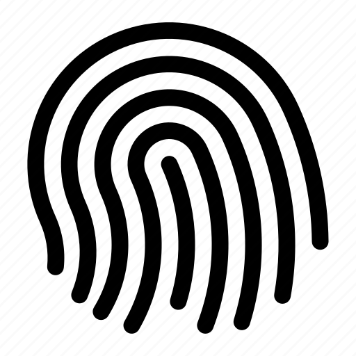 Bank, fingerprint, login, password icon - Download on Iconfinder