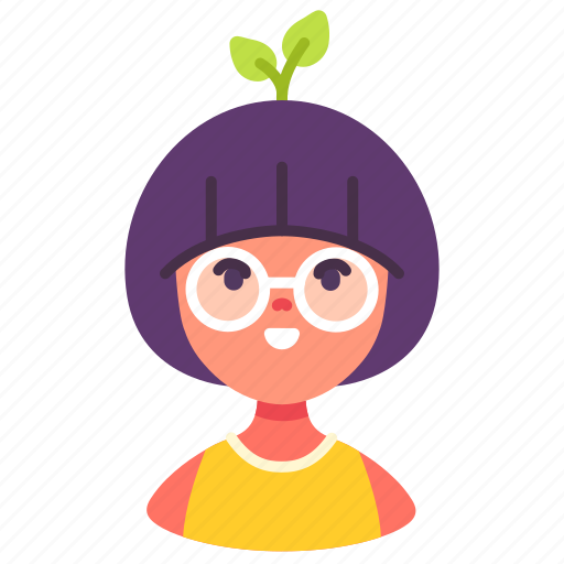 Child, ecology, environment, girl, kid, tree, youth icon - Download on Iconfinder
