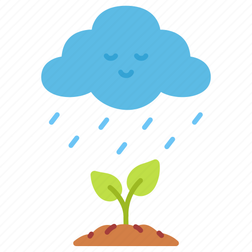 Cloud, ecology, environment, growth, rain, tree, water icon - Download on Iconfinder