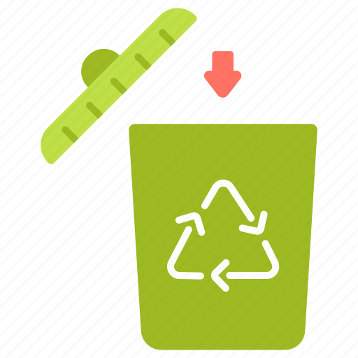 Bin, ecology, environment, garbage, recycle, rubbish, trashcan icon - Download on Iconfinder