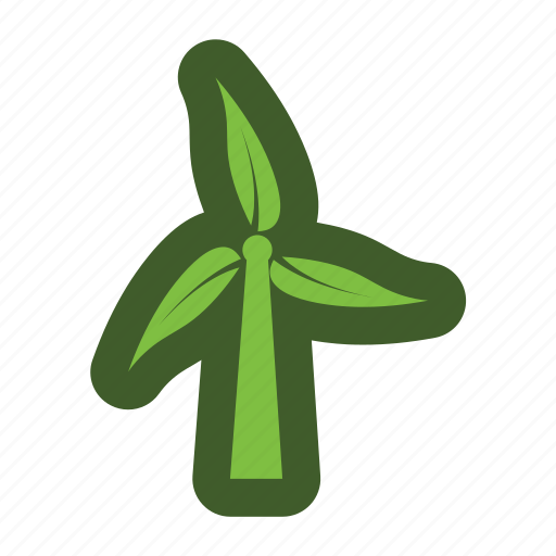 Go, green, leaf, windmill icon - Download on Iconfinder