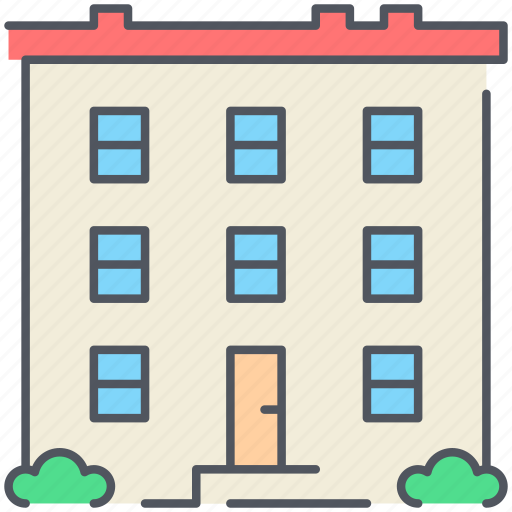Building, architecture, condominium, home, property, real-estate, residential icon - Download on Iconfinder
