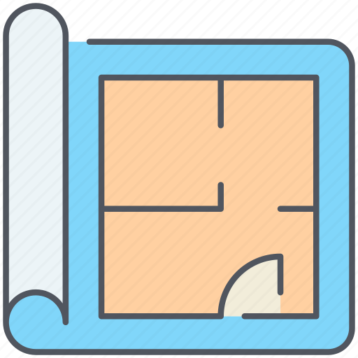 Plan, appartment, architectural, construct, floor plan, real-estate, structure icon - Download on Iconfinder