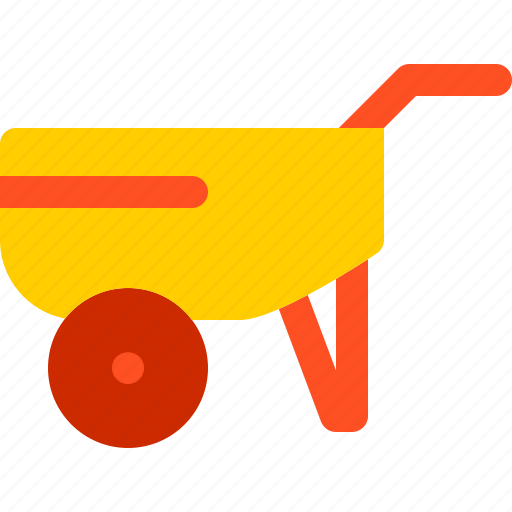 Cement, construction, trolley, wheel, worker icon - Download on Iconfinder