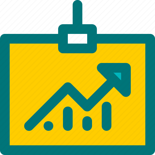 Analytic, arrow, chart, presentation, up icon - Download on Iconfinder